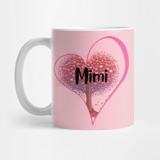 Heart shaped design for Mimi Mug